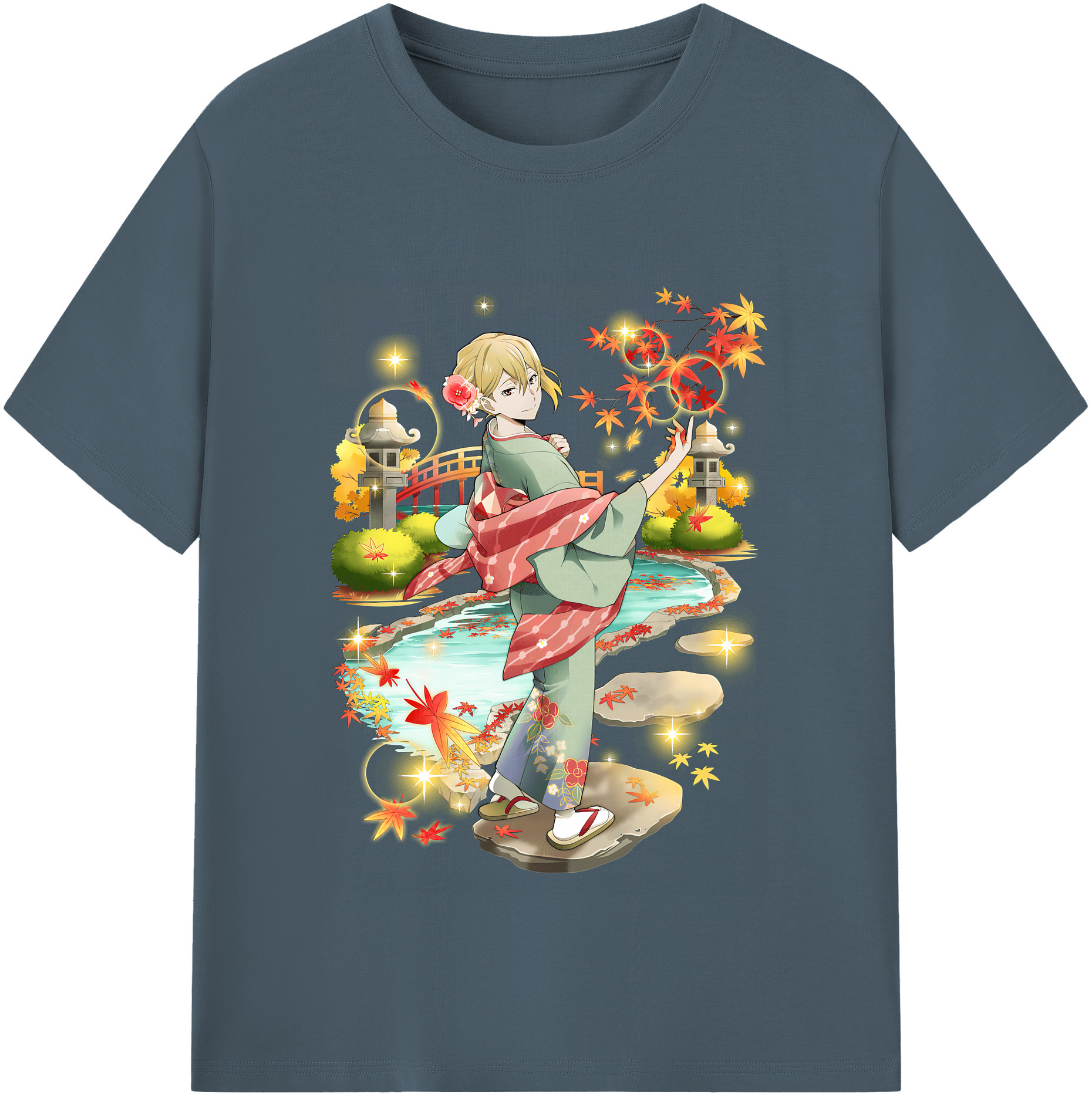 （画像用） 文豪ストレイドッグス Bungo Stray Dogs 綿100％半袖Tシャツ（フロントプリント）